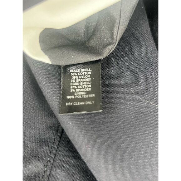 White House Black Market Women's Black Sheath Mini Dress Size 2 - Standard Size - Picture 7 of 9